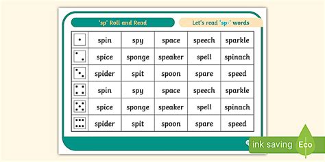 'sp' Roll and Read Board Game (teacher made) - Twinkl