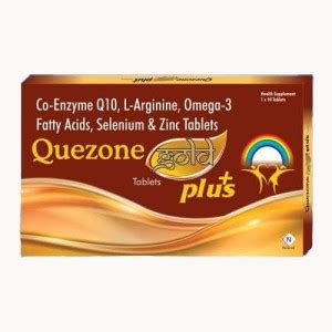 Nukind Quezone Gold Plus Co- Enzyme, Q10 L- Arginine,Omega-3 Fatty ...