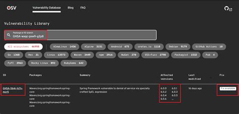 Open Source Vulnerability Scanner 的图像结果