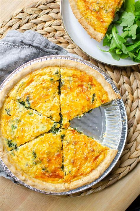 Quiche Florentine with Fresh Spinach | Living Lou