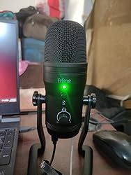 FIFINE USB Studio Recording Microphone Computer Podcast Mic for PC, PS4 ...