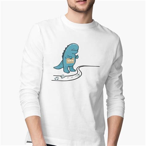 Godzilla Hitches A Ride to Tokyo Full-Sleeve-T-Shirt – Myxtur