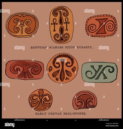 Scarabs were popular amulets and impression seals in Ancient Egypt ...