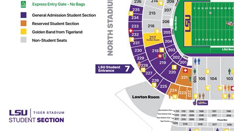 Lsu Tiger Stadium Seating Chart