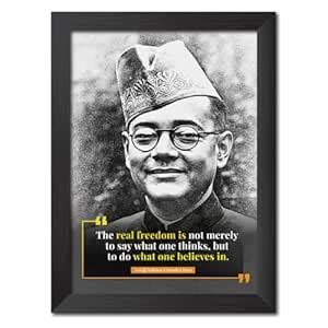 TenorArts Netaji Subhas Chandra Bose Photo Frame Portrait Sketch ...
