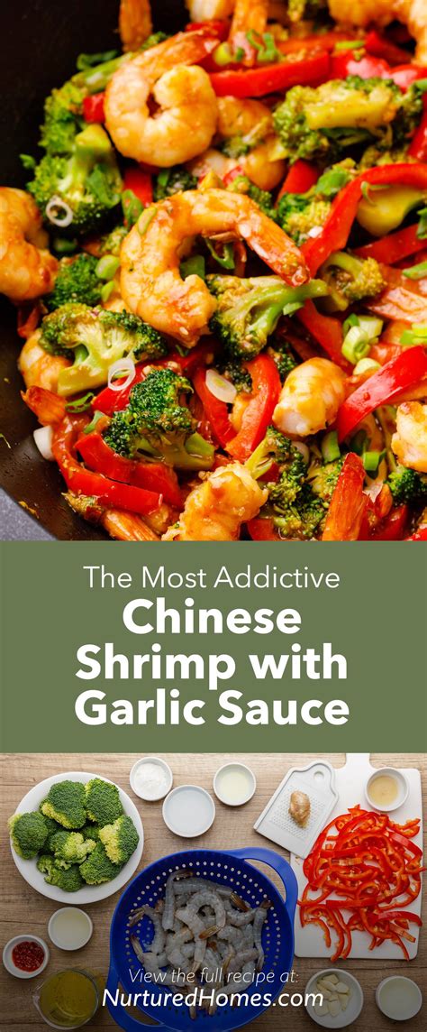 Chinese Takeout Style Shrimp with Garlic Sauce - Nurtured Homes