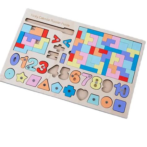 Multifunctional Tertis| Tricky Calendar Puzzle – DK Toyz