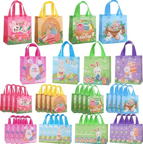 Amazon.com: Falinpitos 32Pcs Easter Gift Bags For Goodies, Easter Treat ...