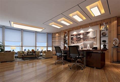 复式公寓改造办公室效果图_成都朗煜工装公司