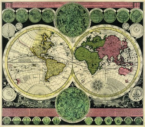 Antique World Map 1700 – Where Would Conservative Republicans Be ...
