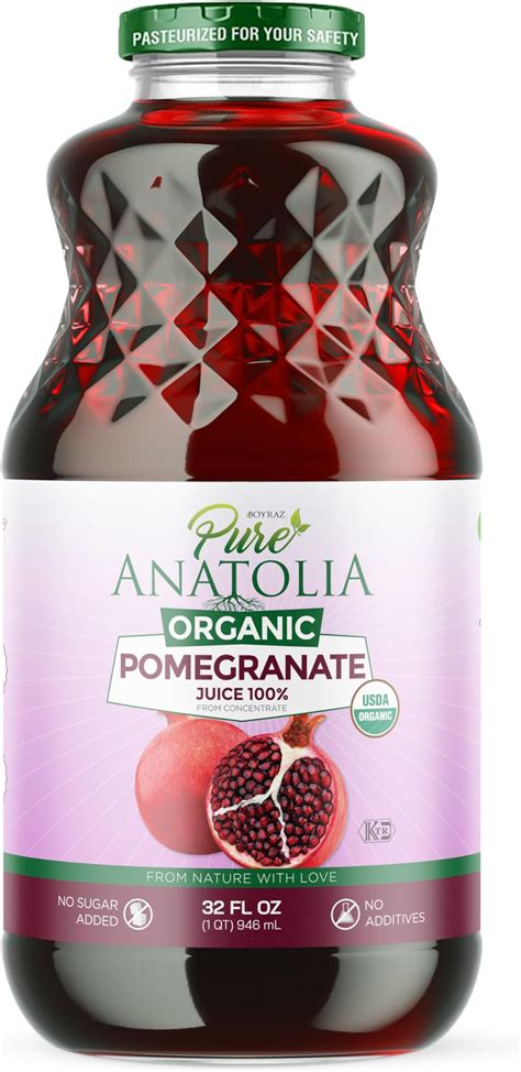 Amazon.com : POM Wonderful, 100% Pomegranate Juice, 16 Fl Oz Bottle ...