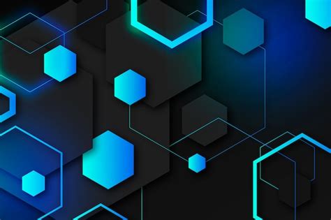 Gradiënt geometrische vormen op donker concept als achtergrond | Gratis ...