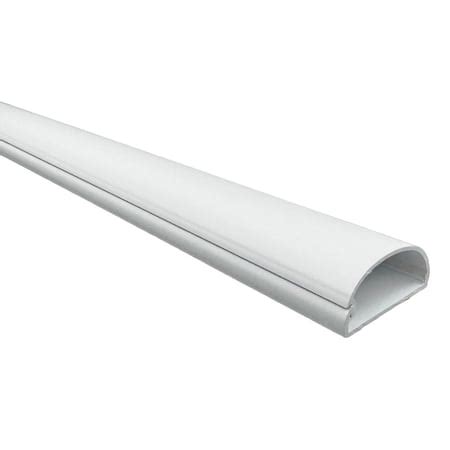 Kable Kontrol Raceway, 1 Channel, 1.22 in W, 1/2 in H, 5 ft L, White ...