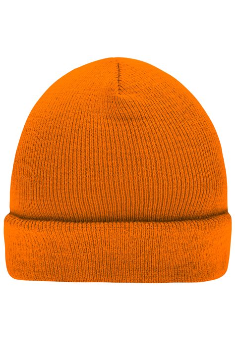 Unisex Knitted Cap Orange-Daiber