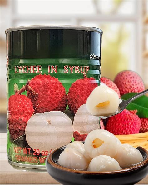 Amazon.com : 20oz of Peeled, Seedless Lychees in concentrated lychee ...