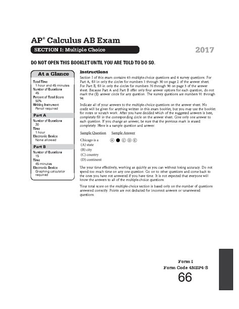 2016 AP Calculus BC Practice Exam: MCQ Questions & Answers Guide - Studocu