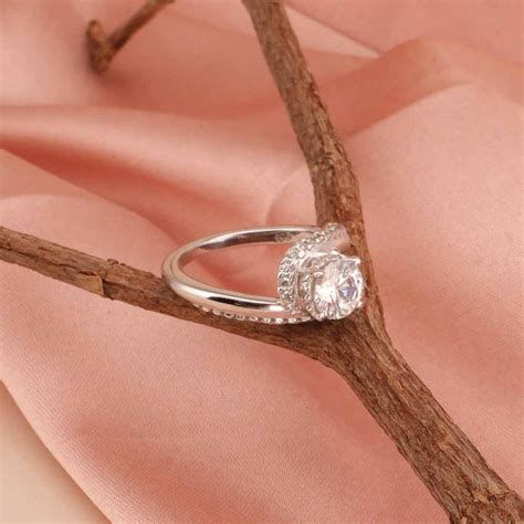 Cushion-Cut Halo 925 Sterling Silver Ring – PALMONAS
