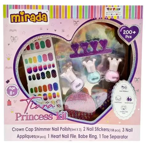 Mirada Tiara Princess Kit – Dress-Up Accessory Set for Girls Age 8 ...