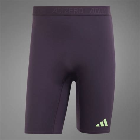 adidas Adizero Running Short Leggings - Purple | Free Shipping with adiClub
