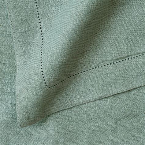 Hemstitch Duck Egg Table Mats | Set of 2 – SanctuaryLiving