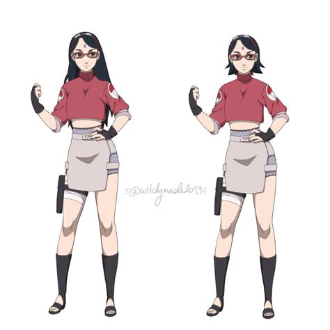 Adult Sarada Uchiha by WitchyNade on DeviantArt