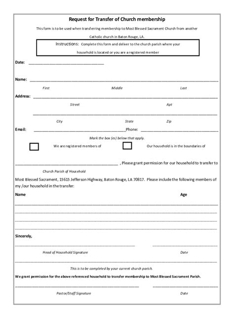 Fillable Online Dispose of Records Request Form - Free Church Forms Fax ...