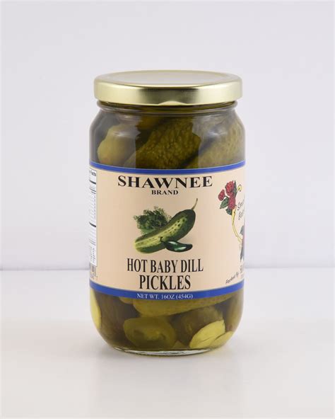 Hot Baby Dill Pickles - Shawnee Canning Company