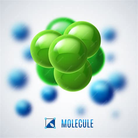 Molecular structure | Premium Vector