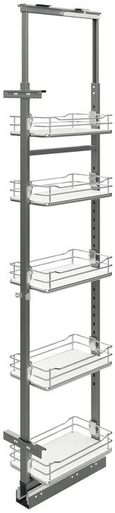 Door front fixing pull out larder unit, Häfele, with baskets for ...