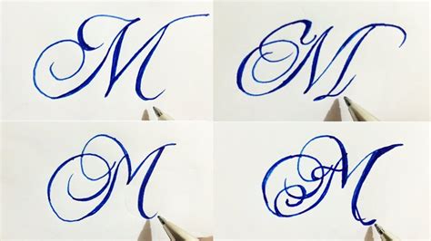 Cursive Uppercase M
