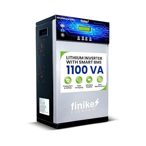 Finike 1100 VA Inverter with 1280Wh Lithium-Ion Battery for Home ...
