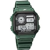 SF Hexa Digital Dial Unisex Watch with Polyurethane Strap-77123PP01 ...