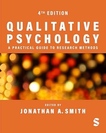 Qualitative Psychology: A Practical Guide to Research Methods eBook ...
