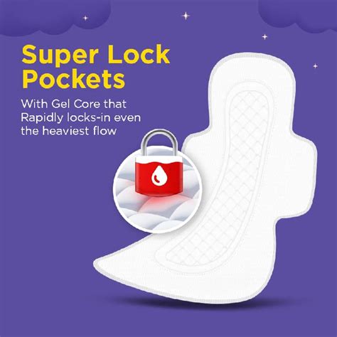 Stayfree Dry Max All Night XXL Dry Cover Sanitary Pads