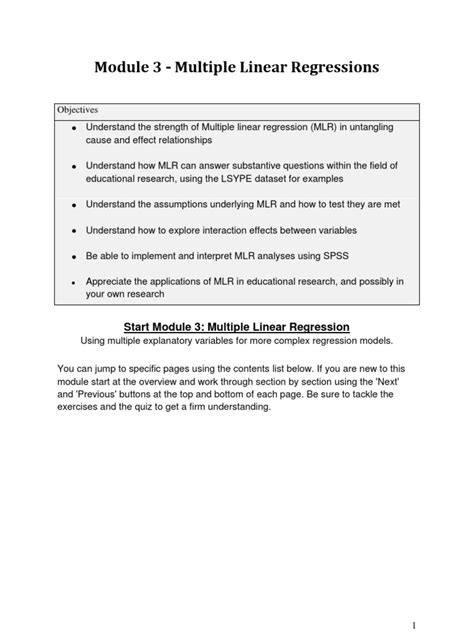 Image result for Multiple Linear Regression Paper Structure
