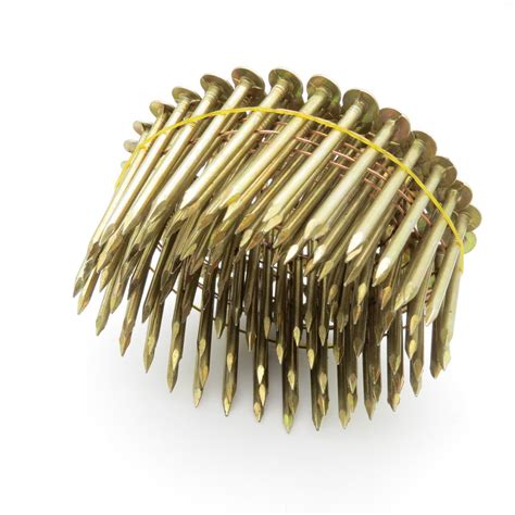 Wire Tandem Coiled Roofing Nails for Frame-Type Pneumatic Nailing ...