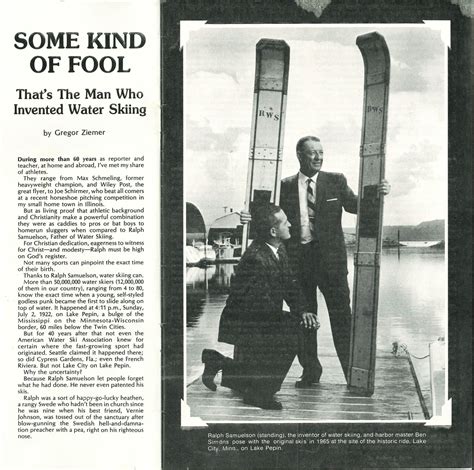 The Birthplace of Water Skiing - Visit Lake City MN