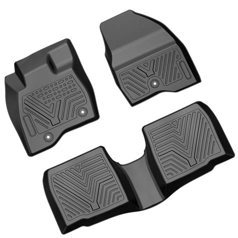Free Shipping! Ledkingdomus TPE Rubber Floor Mats for 2015-2019 Ford ...