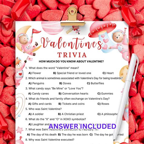 7 best valentine s day trivia printable – Artofit