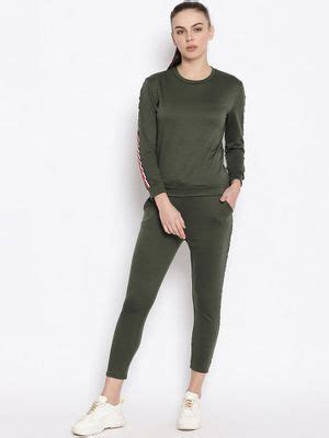 Buy IKI CHIC Side Striped Sweatshirt With Pyjama (Set of 2) Online