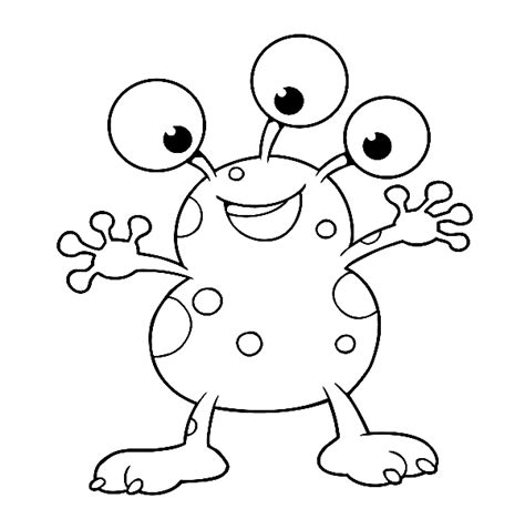 Image result for Alien Coloring Page