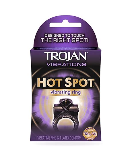Trojan + Trojan Vibrations Hot Spot Vibrating Ring