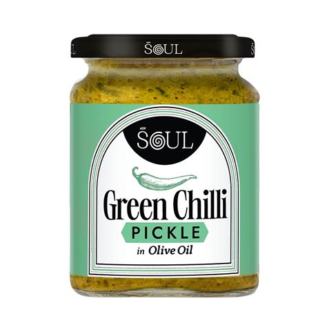 ADF Soul’s Spicy green chillies pickled in 100% Olive Oil with bold ...
