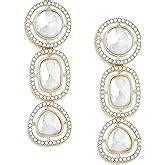 Zaveri Pearls Gold Tone Shimmering Austrian Diamonds Studded Floral ...