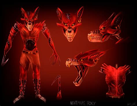Nightmare Foxy Concept by thewebsurfer97 on DeviantArt