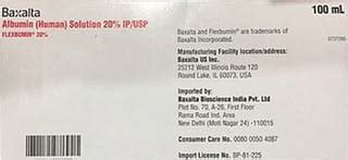 Flexbumin 20 % Infusion (100): Uses, Side Effects, Price & Dosage ...