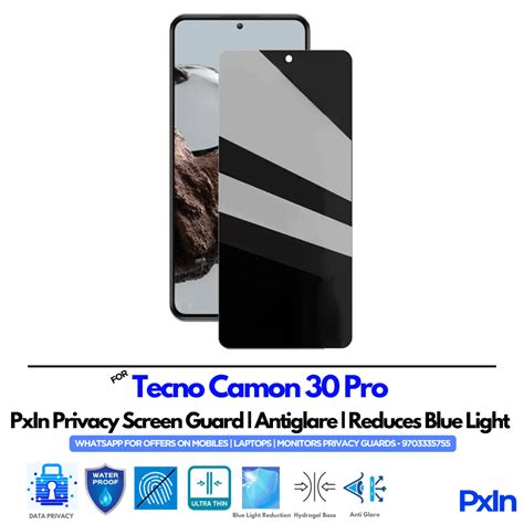 Privacy Screen Guard for Tecno Camon 30 Pro Mobile | No.1
