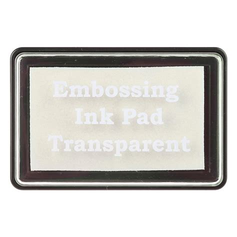 Amazon.com: JAGTRADE Embossing Ink Pad Transparent Stamp Inkpad for DIY ...