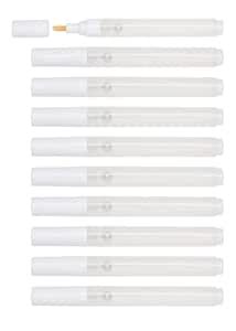 SNOOGG 10 Piece 4.5mm Tips Clear Watercolor Fluorescence Oil Acrylic ...