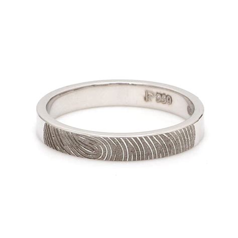 Platinum Fingerprint Rings Collection – Jewelove™